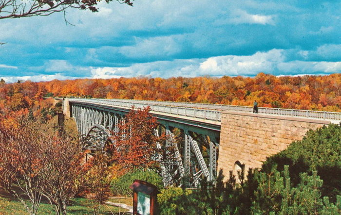 Cut River Bridge - Postcard (newer photo)